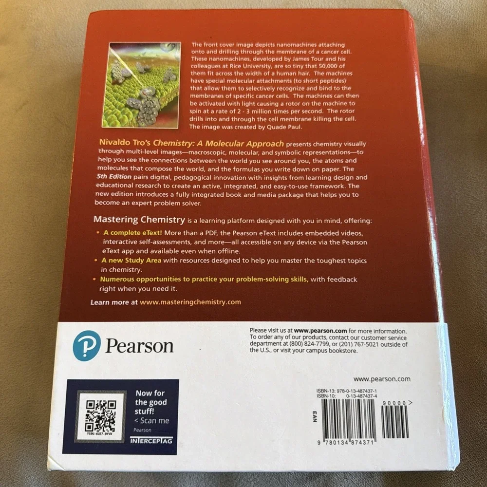 Chemistry: A Molecular Approach - Hardcover, by Tro Nivaldo - Good